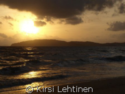 Low Season sunset at Ao Nang Beach, Thailand. Olympus E-420 by Kirsi Lehtinen 